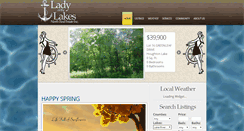 Desktop Screenshot of ladylakes.com